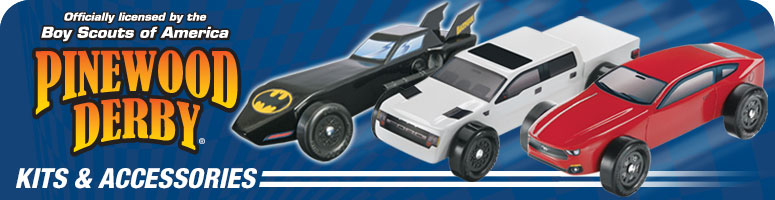 Pinewood Derby Cars at The Hobby Connection